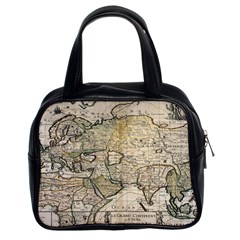 Tartaria Empire Vintage Map Classic Handbag (two Sides) by Grandong