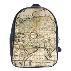 Tartaria Empire Vintage Map School Bag (large) by Grandong