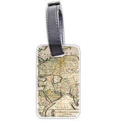 Tartaria Empire Vintage Map Luggage Tag (two Sides) by Grandong