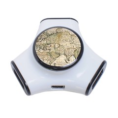 Tartaria Empire Vintage Map 3-port Usb Hub by Grandong