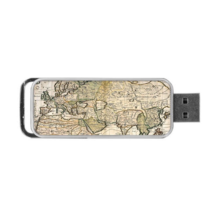 Tartaria Empire Vintage Map Portable USB Flash (Two Sides)