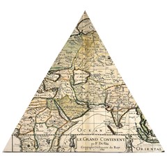 Tartaria Empire Vintage Map Wooden Puzzle Triangle by Grandong