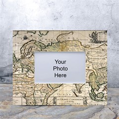 Tartaria Empire Vintage Map White Tabletop Photo Frame 4 x6  by Grandong