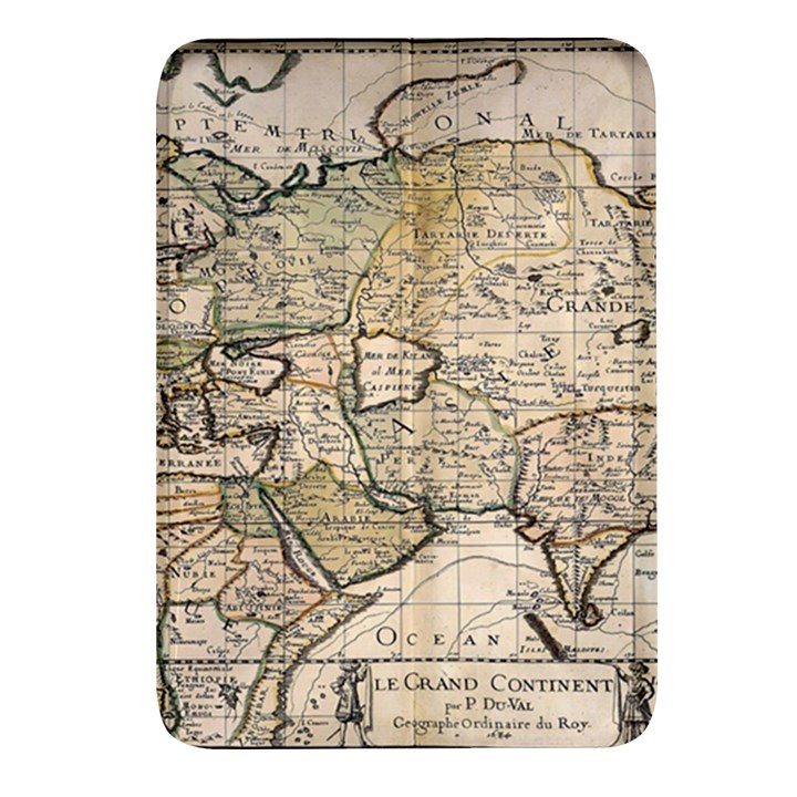 Tartaria Empire Vintage Map Rectangular Glass Fridge Magnet (4 pack)