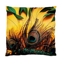 City Light Sky Landmark Painting Standard Cushion Case (one Side) by Cemarart