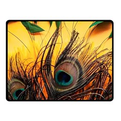 City Light Sky Landmark Painting Fleece Blanket (small) by Cemarart