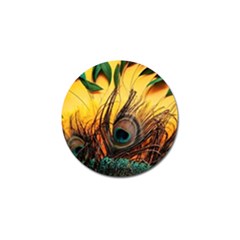 Art Paint Landscape Mountain Golf Ball Marker by Cemarart