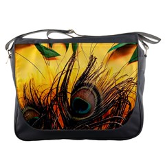 Art Paint Landscape Mountain Messenger Bag by Cemarart