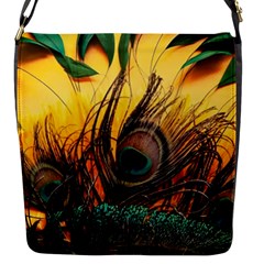 Art Paint Landscape Mountain Flap Closure Messenger Bag (s) by Cemarart