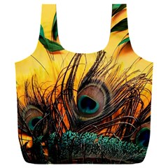 Art Paint Landscape Mountain Full Print Recycle Bag (xxl) by Cemarart