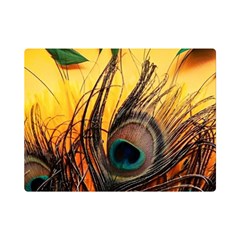 City Light Sky Landmark Painting Premium Plush Fleece Blanket (mini) by Cemarart