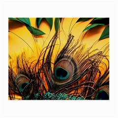 Oceans Stunning Painting Sunset Scenery Wave Paradise Beache Mountains Small Glasses Cloth (2 Sides) by Cemarart