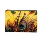 Oceans Stunning Painting Sunset Scenery Wave Paradise Beache Mountains Cosmetic Bag (Large) Front