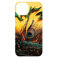 Art Paint Landscape Mountain Iphone 14 Black Uv Print Case by Cemarart