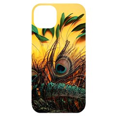 Art Paint Landscape Mountain Iphone 14 Plus Black Uv Print Case by Cemarart