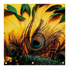 Oceans Stunning Painting Sunset Scenery Wave Paradise Beache Mountains Banner And Sign 3  X 3  by Cemarart