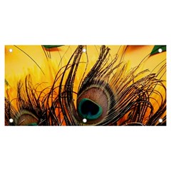 Oceans Stunning Painting Sunset Scenery Wave Paradise Beache Mountains Banner And Sign 6  X 3  by Cemarart