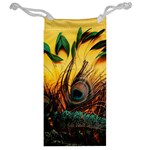 Sunset Illustration Water Night Sun Landscape Grass Clouds Painting Digital Art Drawing Jewelry Bag Back