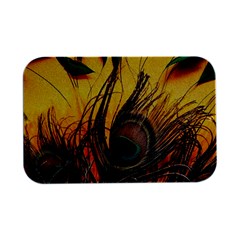 Sunset Illustration Water Night Sun Landscape Grass Clouds Painting Digital Art Drawing Open Lid Metal Box (silver)   by Cemarart