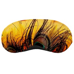 City Lights Sky Landmark Painting Sleep Mask by Cemarart