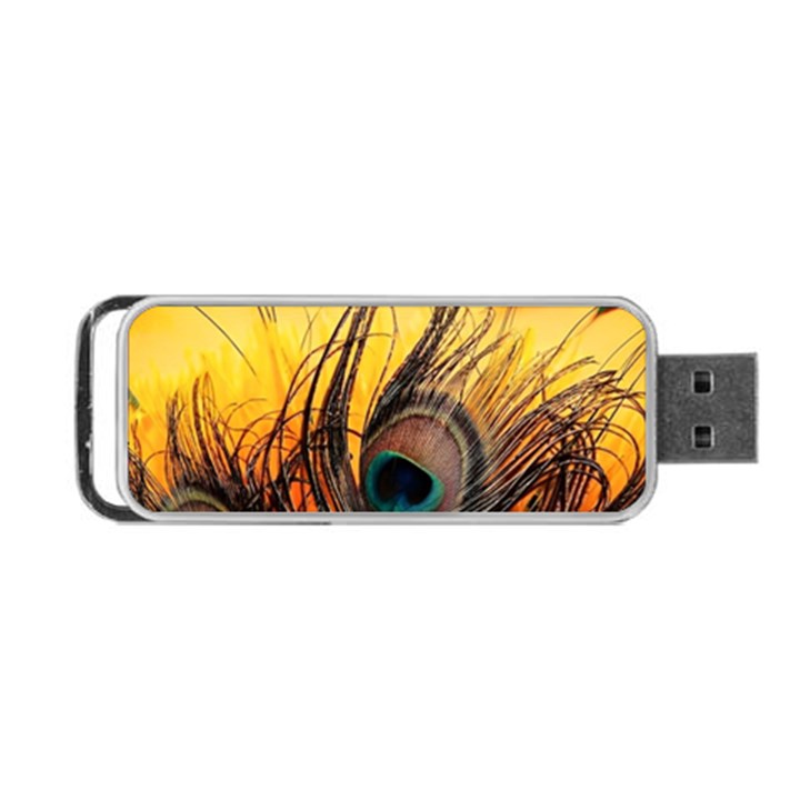 City Lights Sky Landmark Painting Portable USB Flash (Two Sides)