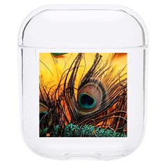 Forest Owl Art Snow Winter Hard Pc Airpods 1/2 Case by Cemarart