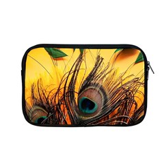 Forest Owl Art Snow Winter Apple Macbook Pro 13  Zipper Case by Cemarart