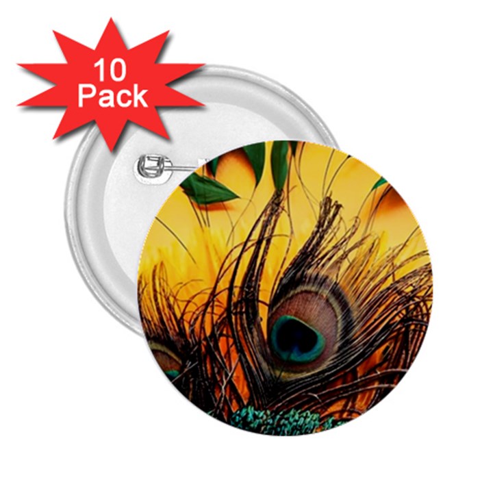 Landscape Bright Scenery Drawing Rivers Blue Lovely 2.25  Buttons (10 pack) 