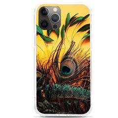 Peacock Feather Native Iphone 12 Pro Max Tpu Uv Print Case by Cemarart