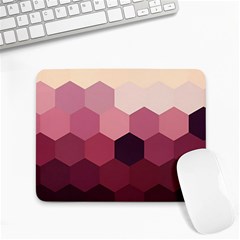 Hexagon Valentine Valentines Small Mousepad by Grandong