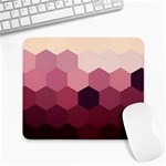 Hexagon Valentine Valentines Large Mousepad Front