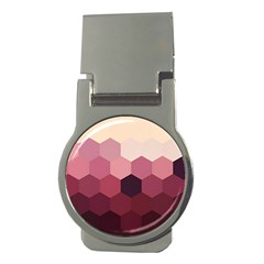 Hexagon Valentine Valentines Money Clips (round)  by Grandong