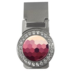 Hexagon Valentine Valentines Money Clips (cz)  by Grandong