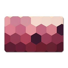 Hexagon Valentine Valentines Magnet (rectangular) by Grandong