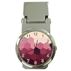 Hexagon Valentine Valentines Money Clip Watches by Grandong