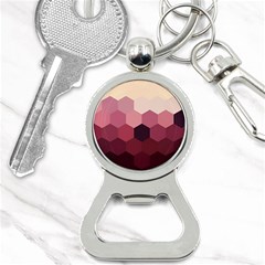 Hexagon Valentine Valentines Bottle Opener Key Chain by Grandong