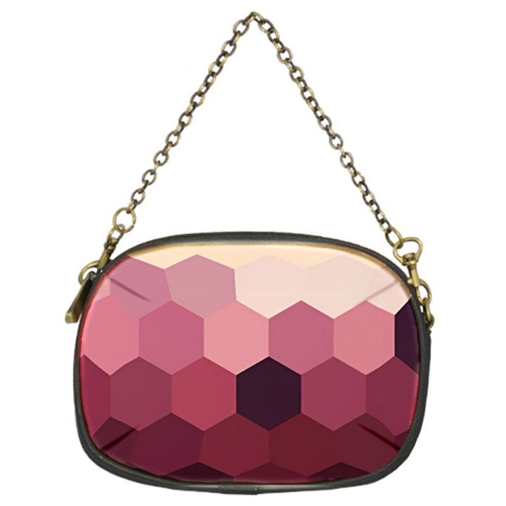 Hexagon Valentine Valentines Chain Purse (Two Sides)