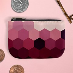 Hexagon Valentine Valentines Mini Coin Purse by Grandong