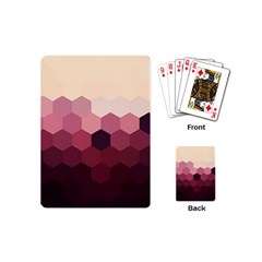 Hexagon Valentine Valentines Playing Cards Single Design (mini)