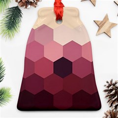 Hexagon Valentine Valentines Ornament (bell) by Grandong