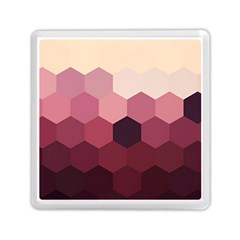 Hexagon Valentine Valentines Memory Card Reader (square) by Grandong