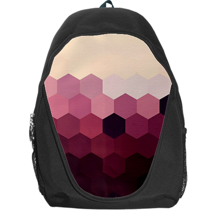 Hexagon Valentine Valentines Backpack Bag