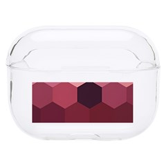 Hexagon Valentine Valentines Hard Pc Airpods Pro Case by Grandong