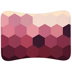 Hexagon Valentine Valentines Velour Seat Head Rest Cushion by Grandong