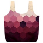 Hexagon Valentine Valentines Full Print Recycle Bag (XXXL) Front