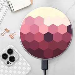 Hexagon Valentine Valentines Wireless Fast Charger(white) by Grandong