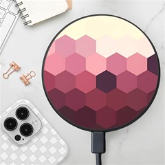 Hexagon Valentine Valentines Wireless Fast Charger(black) by Grandong