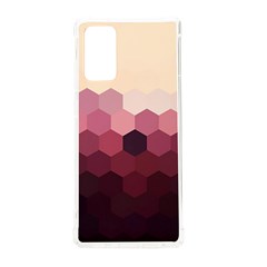 Hexagon Valentine Valentines Samsung Galaxy Note 20 Tpu Uv Case by Grandong