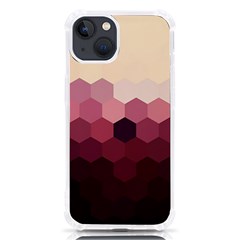 Hexagon Valentine Valentines Iphone 13 Tpu Uv Print Case by Grandong