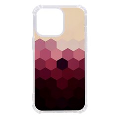 Hexagon Valentine Valentines Iphone 13 Pro Tpu Uv Print Case by Grandong